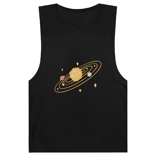 solar system with sparkles doodle Barnard Tanks