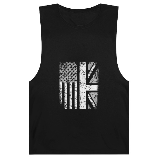 American Flag British Flag US UK Stars Stripes Barnard Tanks