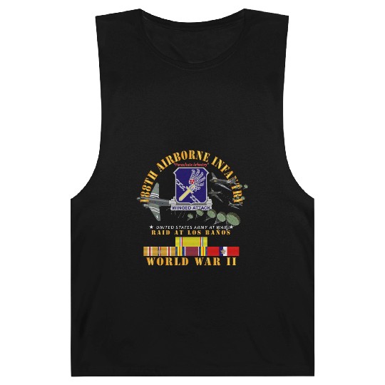 Army 188th Airborne Infantry Raid at Los Baños W J Barnard Tanks