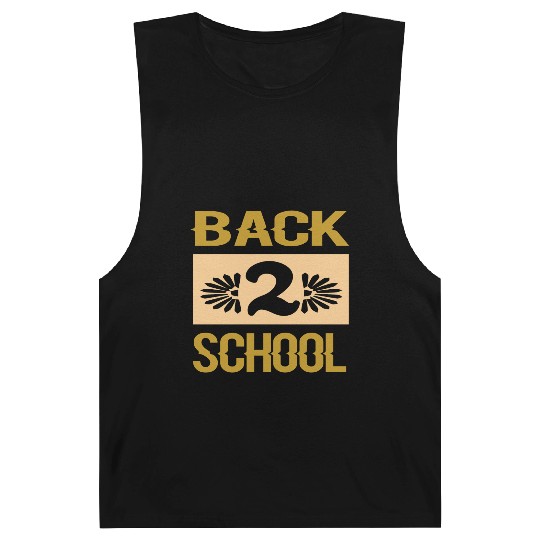 Back to school, Funny gift print idea merch Barnard Tanks