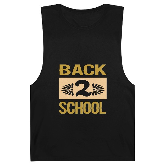 Back to school, Funny gift print idea merch Barnard Tanks