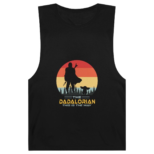 Funny The Dadalorian This is The Way,Fathers Day Barnard Tanks
