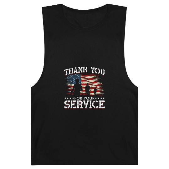 Memorial Day American Flag Patriotic Soldier US Barnard Tanks