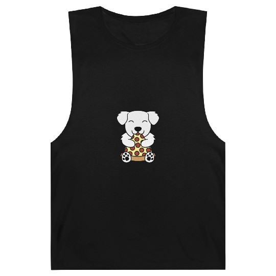 Great Pyrenees Pizza Lover Barnard Tanks