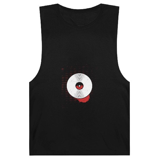 Vinyl Record DJ Retro Music Lover Barnard Tanks