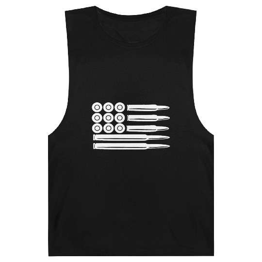 Stars Stripes Bullets Guns Ammo America Clothing Barnard Tanks