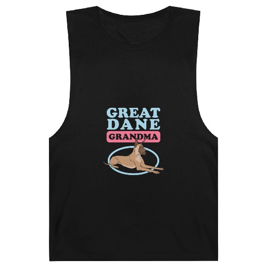 Great Dane Grandma Dog Owner Great Danes Barnard Tanks