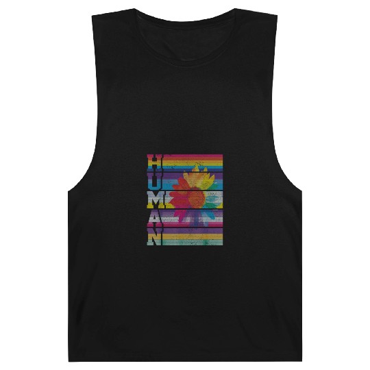Human and Sunflower Pride Barnard Tanks