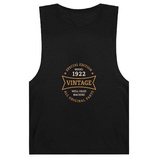 Born 1922 Vintage 100 Year Old 100th Birthday Gift Barnard Tanks