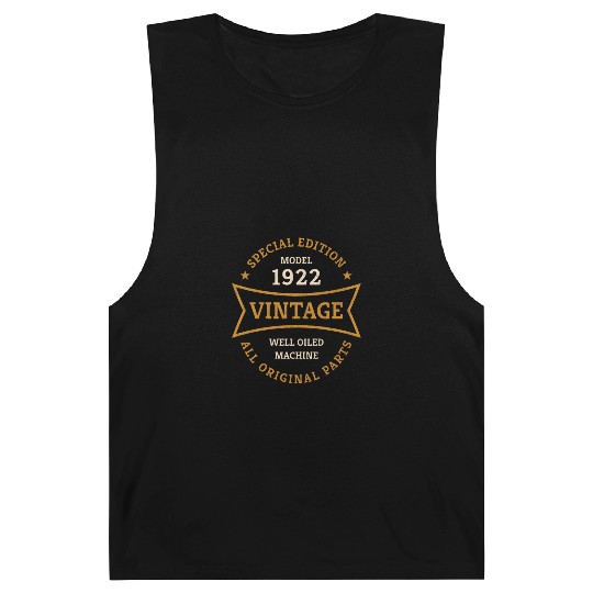 Born 1922 Vintage 100 Year Old 100th Birthday Gift Barnard Tanks