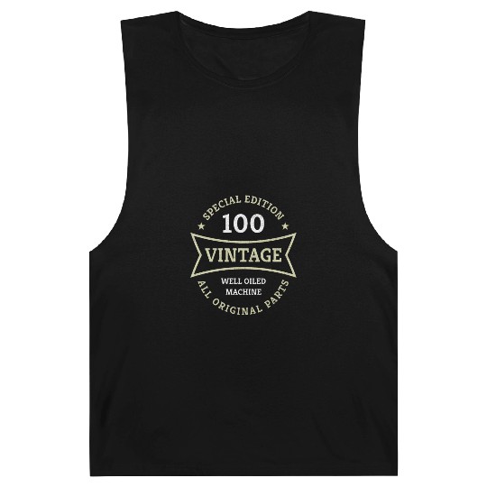 100 Year Old Born 1923 Vintage 100th Birthday Gift Barnard Tanks
