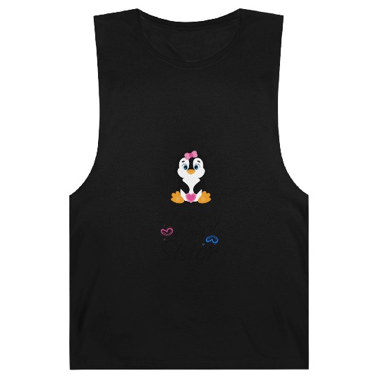I love my little sister Pinguin Barnard Tanks
