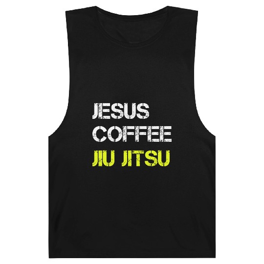 Jesus Coffee Jiu Jitsu Bjj Wrestling Mma Judo Mart Barnard Tanks