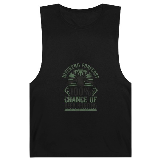 Buck Deer Hunting Hunter Vintage Barnard Tanks
