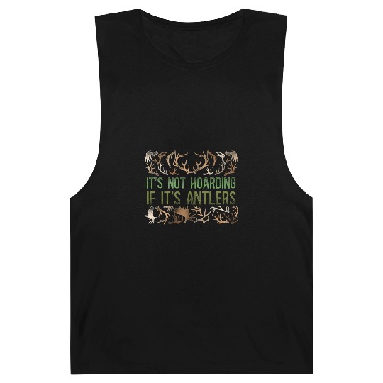 Buck Deer Hunting Hunter Vintage Barnard Tanks
