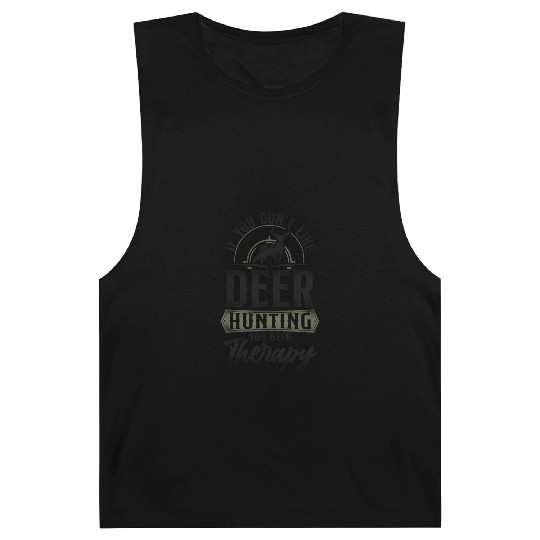 Buck Deer Hunting Hunter Vintage Barnard Tanks