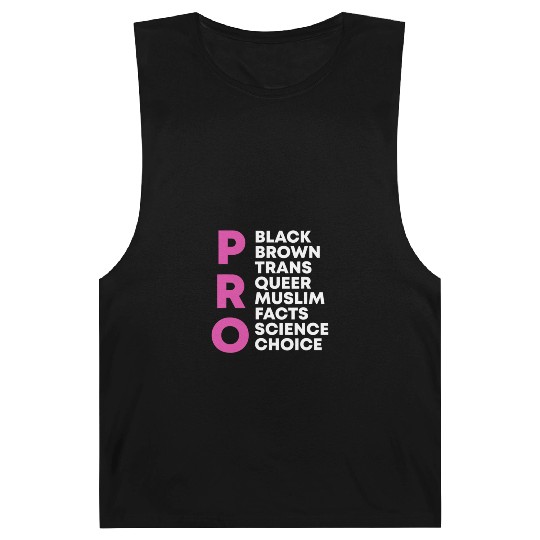 Pro Choice Queer Trans Science Black Gay Pride Barnard Tanks