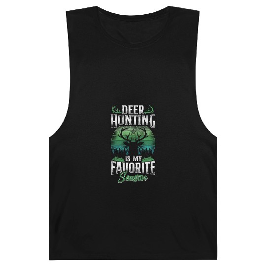 Buck Deer Hunting Hunter Vintage Barnard Tanks