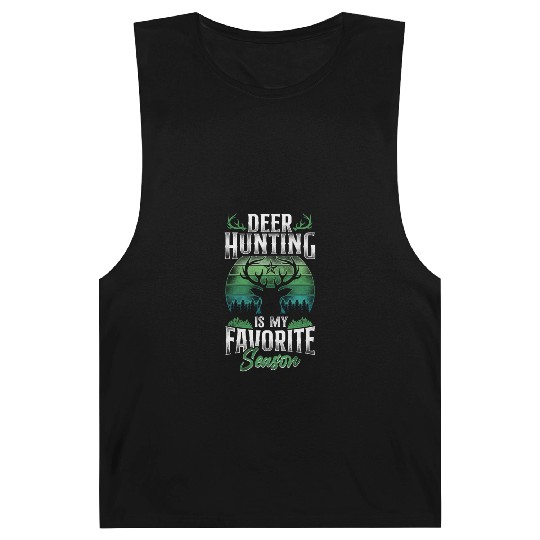 Buck Deer Hunting Hunter Vintage Barnard Tanks