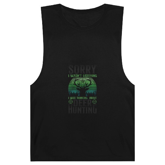 Buck Deer Hunting Hunter Vintage Barnard Tanks