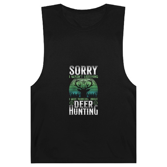 Buck Deer Hunting Hunter Vintage Barnard Tanks
