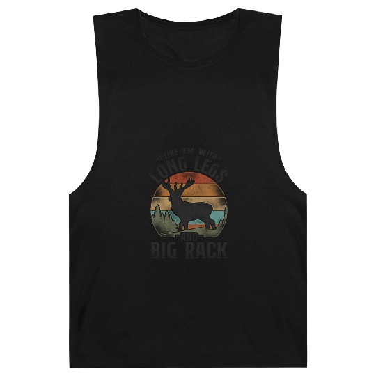 Buck Deer Hunting Hunter Vintage Barnard Tanks