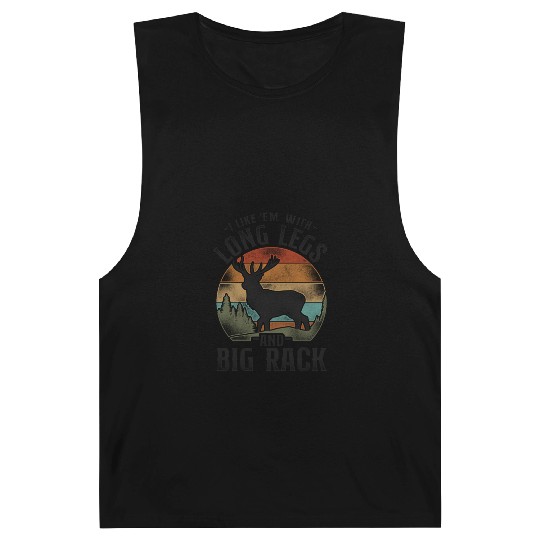 Buck Deer Hunting Hunter Vintage Barnard Tanks