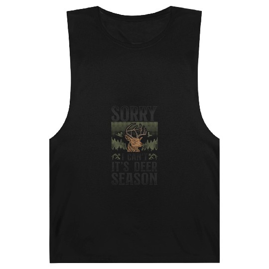 Buck Deer Hunting Hunter Vintage Barnard Tanks