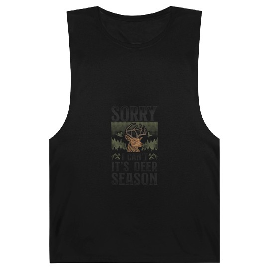 Buck Deer Hunting Hunter Vintage Barnard Tanks