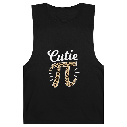 Cutie Pi Day 3 14 Leopard Print Math Teacher Barnard Tanks