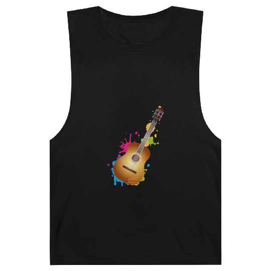 nice colorful acoustic guitar graffiti Barnard Tanks