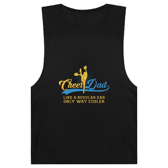 Cheer Dad Cheerleader Daddy T Barnard Tanks