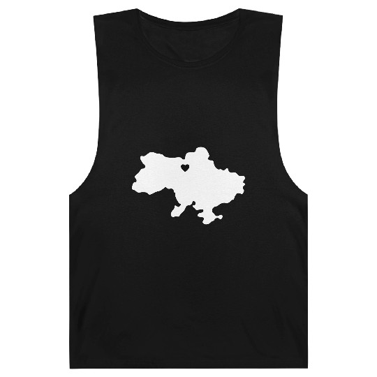 Ukraine Heart Outline Contour Barnard Tanks