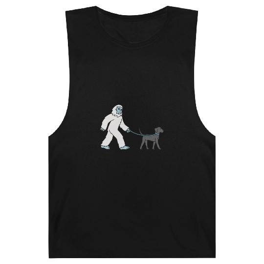 Bigfoot Sasquatch Walking Great Dane Barnard Tanks