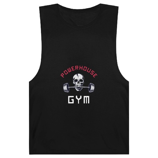Powerhouse Gym - Bodybuilding Workout Saying Barnard Tanks