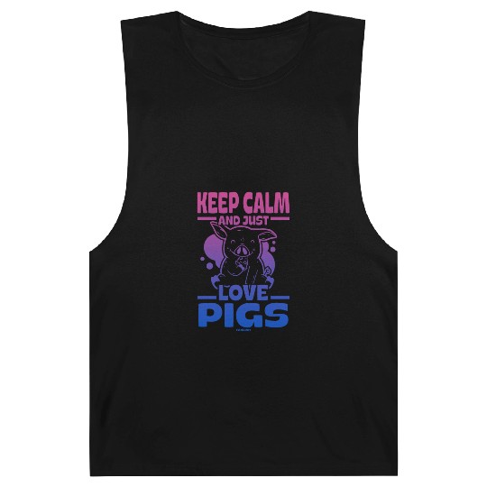 Pig animal piglet farm funny gift Barnard Tanks