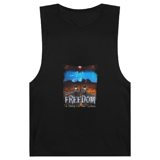 Motorcycle Freedom Vintage Classic Biker Barnard Tanks