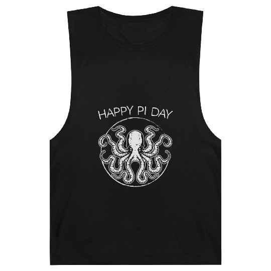 Happy Pi Day Barnard Tanks Funny Math Geek Octopus