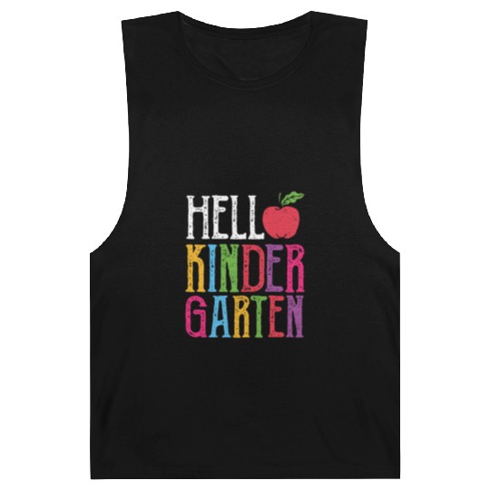 Hello Kindergarten Back To School Barnard Tanks