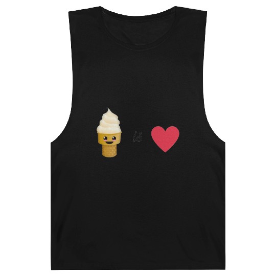 ice cream is love Barnard Tanks