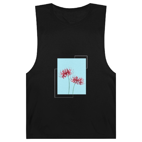 Red Spider Lily Lycoris Recoil Anime Fanart Barnard Tanks