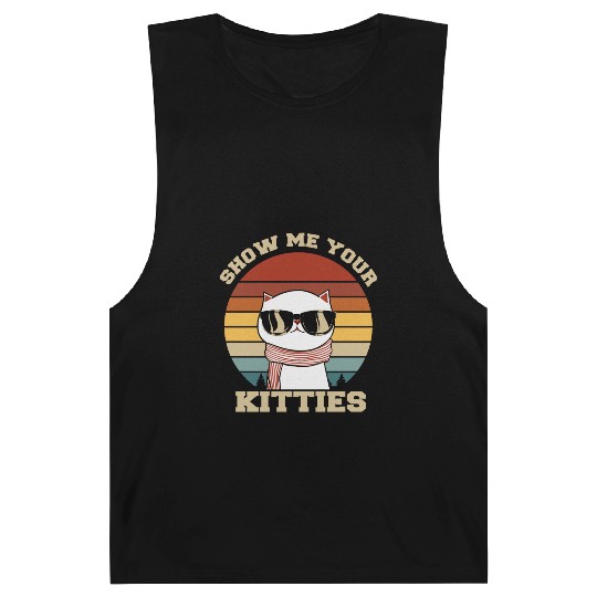 Show me your Kitties Cat Lover Barnard Tanks
