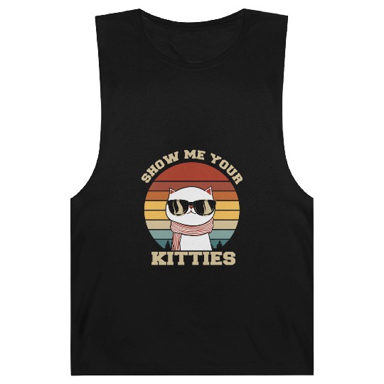 Show me your Kitties Cat Lover Barnard Tanks