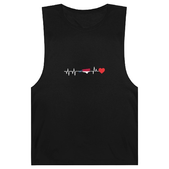 North Carolina Heartbeat Gift Barnard Tanks