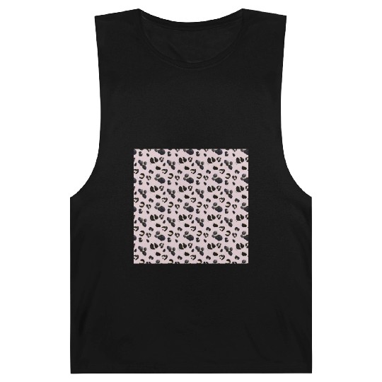 Cheetah Animal Print Pink Pattern Barnard Tanks