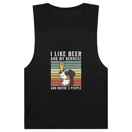 I Like Beer And My Bernese Mountain Dog Barnard Tanks