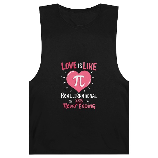 Funny Valentines Day Gift for Him Her Love Is Barnard Tanks