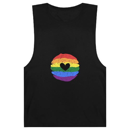Lgbtq Gay Pride Month Rainbow Love Is Love Barnard Tanks