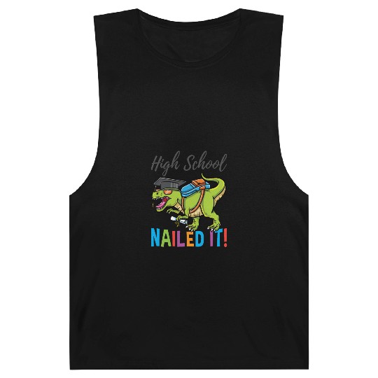 High School Nailed It Dinosaur Graduation Barnard Tanks