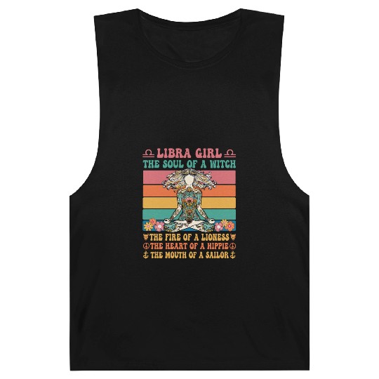Libra Girl Astrology Sign Barnard Tanks